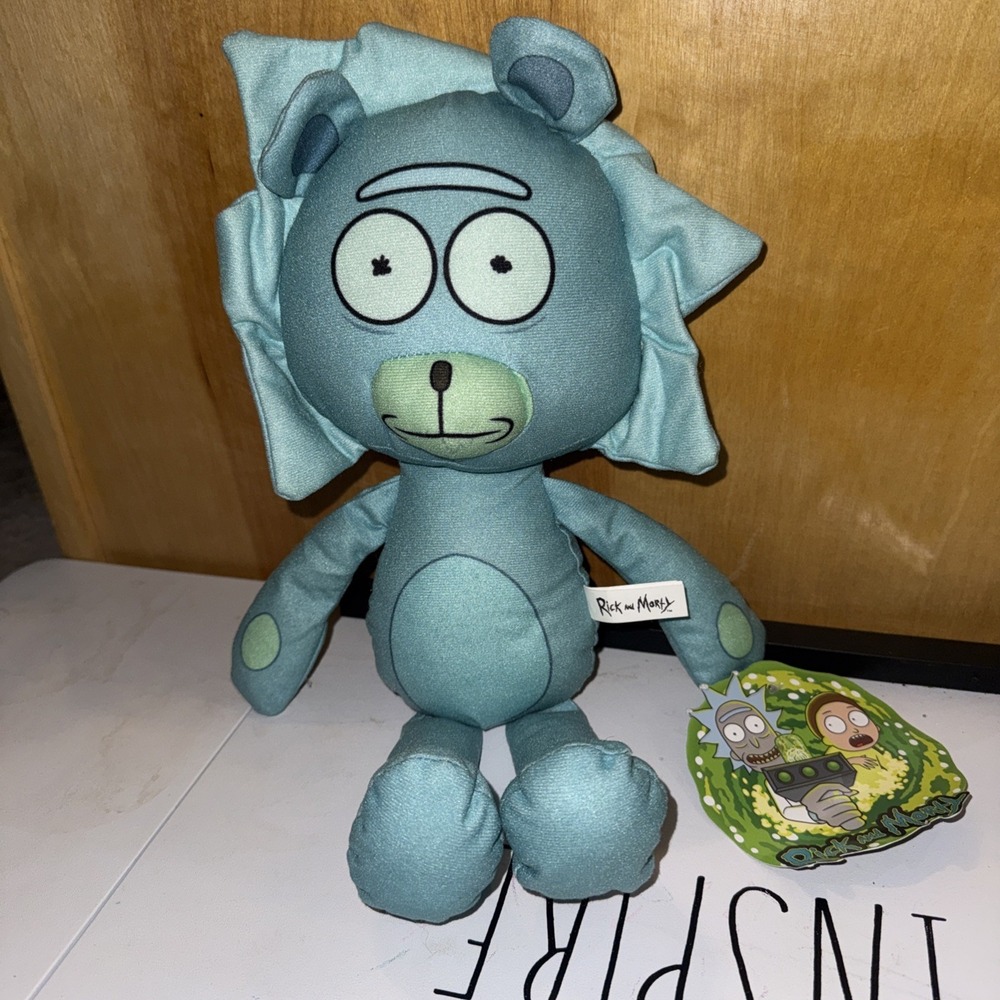 Adult Swim Toy Factory Rick and Morty - Rick Teddy Bear Plush NWT Stuffed Animal